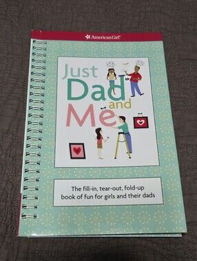 American Girl Activity Book for Kids, Just Dad and Me, for Girls and Their Dads